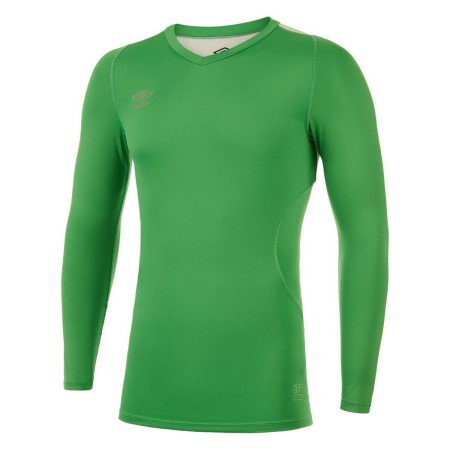 Baselayers Umbro Elite V Neck Baselayer LS Hombre Verdes | MX-15045