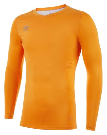 Baselayers Umbro Elite V Neck Baselayer LS Hombre Naranjas | MX-24666