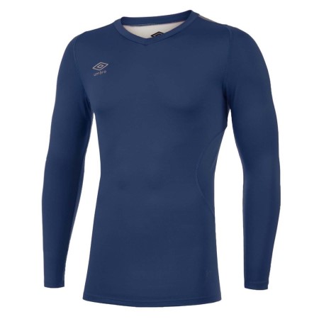 Baselayers Umbro Elite V Neck Baselayer LS Hombre Azul Marino | MX-38868
