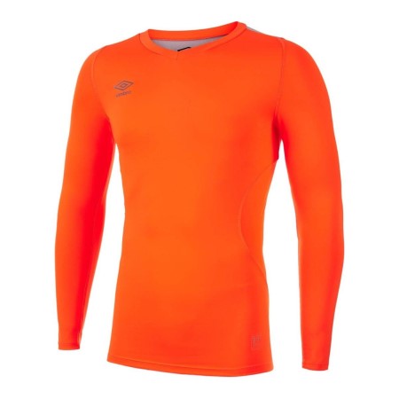 Baselayers Umbro Elite V Neck Baselayer LS Hombre Naranjas | MX-62721