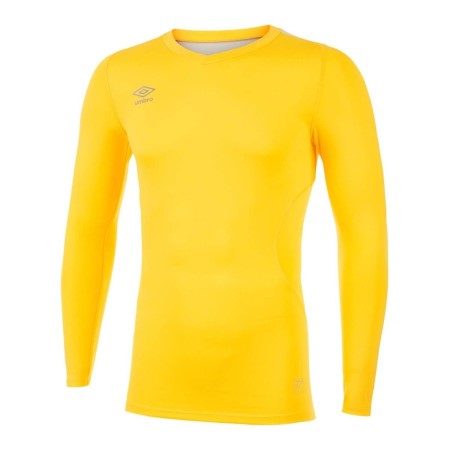 Baselayers Umbro Elite V Neck Baselayer LS Hombre Amarillos | MX-77270