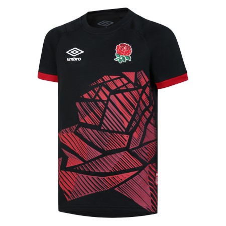 Bermudas Umbro England Rugby 22/23 7S Alternate Replica Jersey Junior Negros Rojos | MX-47786