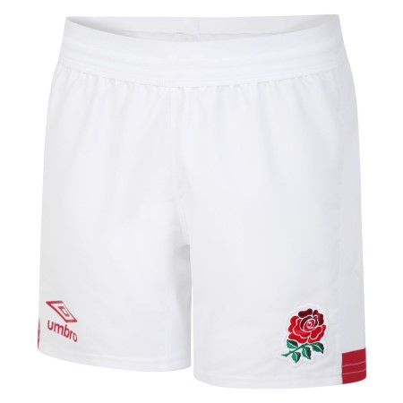 Bermudas Umbro England Rugby 22/23 7S Home Replica Corta Junior Blancos Rojos | MX-52307