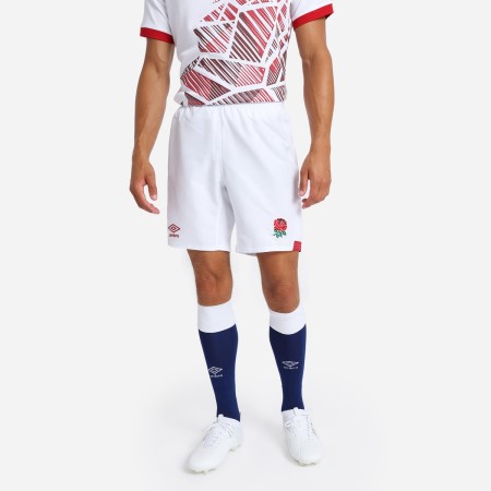 Bermudas Umbro England Rugby 22/23 7S Home Replica Corta Blancos Rojos | MX-80407