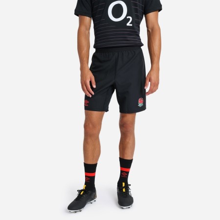 Bermudas Umbro England Rugby 22/23 Alternate Replica Corta Negros Rojos | MX-39379