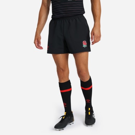 Bermudas Umbro England Rugby 22/23 Alternate Pro Corta Negros Rojos | MX-57390
