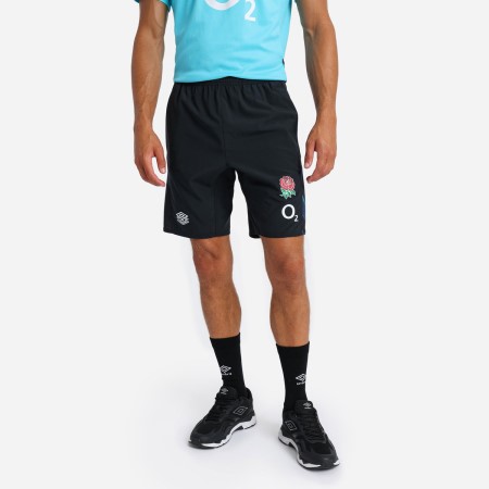 Bermudas Umbro England Rugby 22/23 Gym Corta Negros Azules | MX-78978