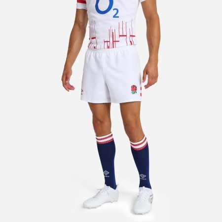 Bermudas Umbro England Rugby 22/23 Home Pro Corta Blancos Rojos | MX-05204