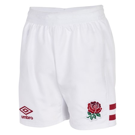 Bermudas Umbro England Rugby 22/23 Home Replica Corta Junior Blancos | MX-11274