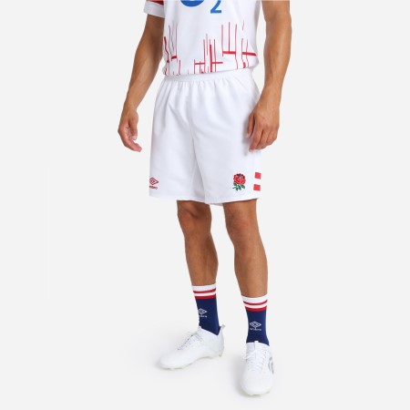 Bermudas Umbro England Rugby 22/23 Home Replica Corta Blancos | MX-43468