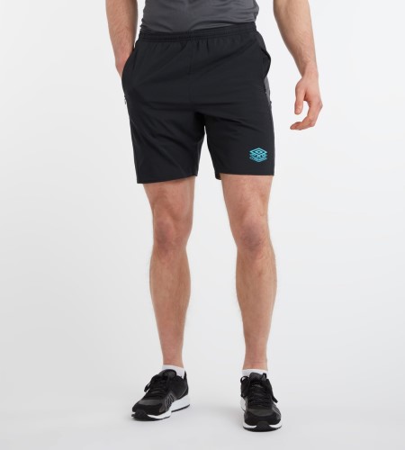 Bermudas Umbro PTF Gym Corta Hombre Negros | MX-29175