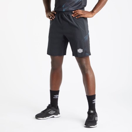 Bermudas Umbro Pro Entrenamiento Gym Corta Hombre Negros | MX-34439