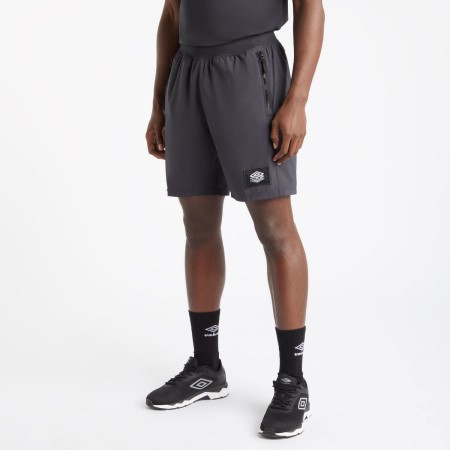 Bermudas Umbro Pro Entrenamiento Presentation Corta Hombre Negros | MX-32118