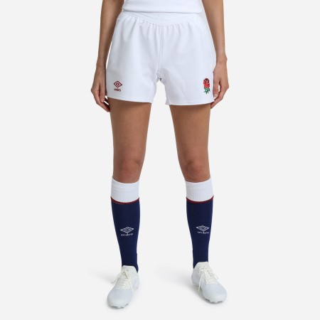 Bermudas Umbro Red Roses 22/23 Rugby World Cup Pro Home Corta Blancos Rojos | MX-22936