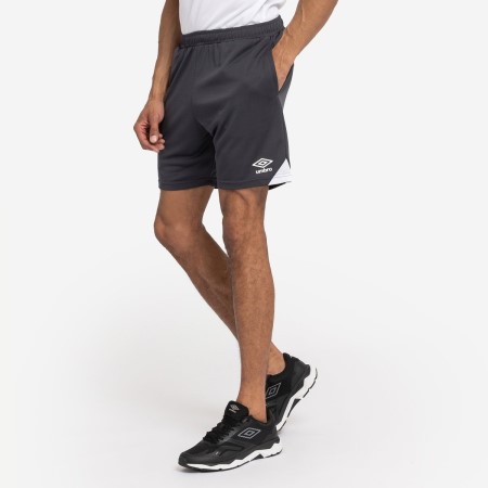 Bermudas Umbro Total Entrenamiento Corta Hombre Negros Blancos | MX-13636