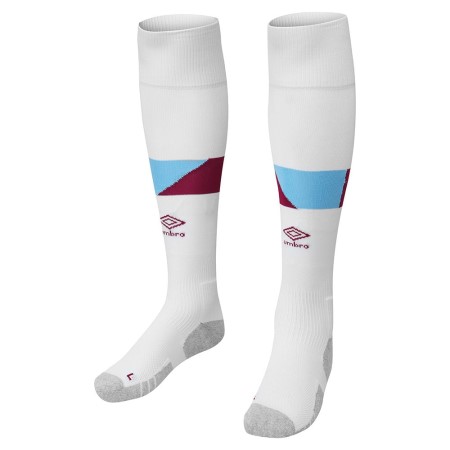 Calcetines Umbro Burnley FC 22/23 Home Sock Blancos Azules | MX-09520