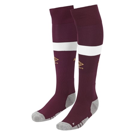 Calcetines Umbro Heart Of Midlothian F.c. 22/23 Home Sock Rojos Oscuro | MX-43330