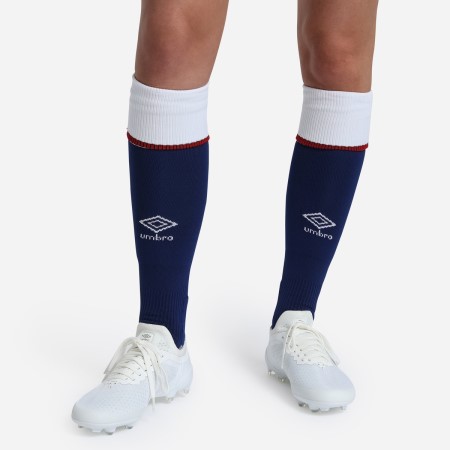 Calcetines Umbro Red Roses 22/23 Home Sock Azul Marino Blancos | MX-68990