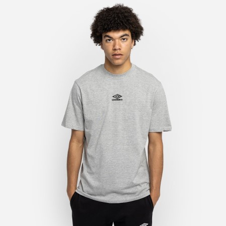Camiseta Umbro Diamond Small Logo Tee Hombre Grises Negros | MX-21285