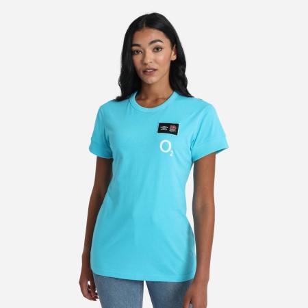Camiseta Umbro England Rugby 22/23 CVC Tee Azules | MX-93864