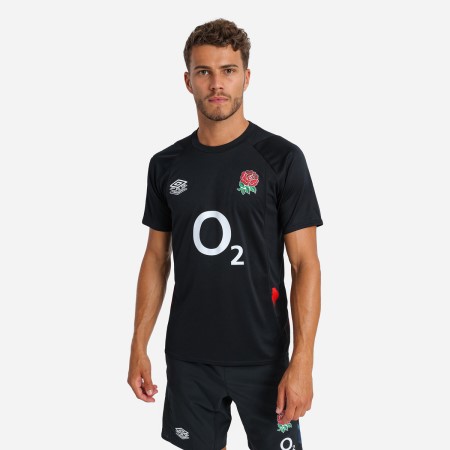 Camiseta Umbro England Rugby 22/23 Gym Tee Negros Rojos Morados Oscuro | MX-22899