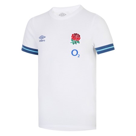 Camiseta Umbro England Rugby 22/23 Presentation Tee Junior Blancos Azules | MX-37749