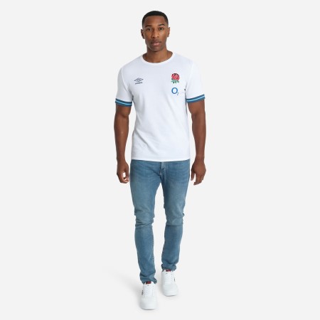 Camiseta Umbro England Rugby 22/23 Presentation Tee Blancos Azules | MX-92527