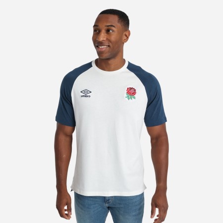 Camiseta Umbro England Rugby Classic Tee Blancos Azul Marino | MX-57551