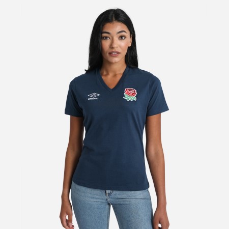 Camiseta Umbro England Rugby Classic Tee Azul Marino | MX-66517