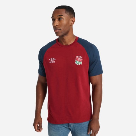Camiseta Umbro England Rugby Classic Tee Rojos Azul Marino | MX-66555