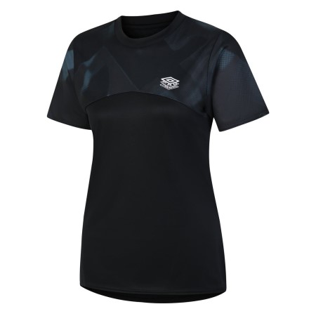 Camiseta Umbro Pro Entrenamiento Gym Tee Mujer Negros | MX-12132