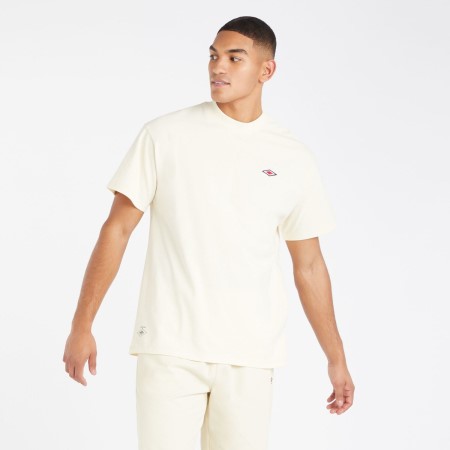 Camiseta Umbro Relaxed Tee Hombre Creme | MX-41671