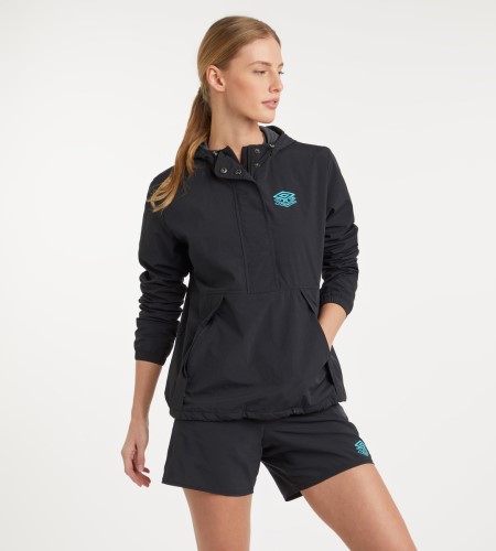 Chaquetas Umbro Encapuchado Travel PTF Cagoule Mujer Negros | MX-99780