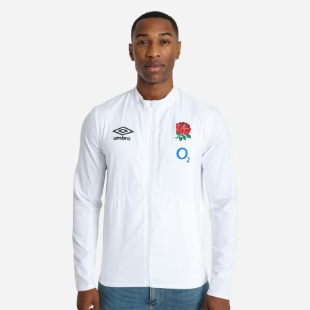 Chaquetas Umbro England Rugby 22/23 Anthem Jacket Blancos | MX-03685