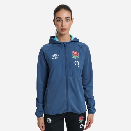 Chaquetas Umbro England Rugby 22/23 Full Zip Jacket Azules | MX-70670