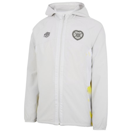 Chaquetas Umbro Heart Of Midlothian F.c. 22/23 Shower Jacket Junior Blancos Amarillos | MX-27065