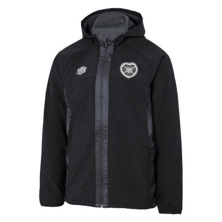 Chaquetas Umbro Heart Of Midlothian F.c. 22/23 Shower Jacket Junior Negros | MX-72544