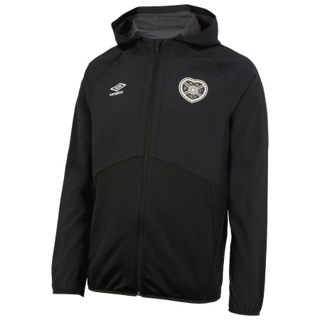 Chaquetas Umbro Heart Of Midlothian F.c. 22/23 Encapuchado Jacket Junior Negros | MX-90435