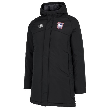 Chaquetas Umbro Ipswich Town 22/23 Acolchado Jacket Negros | MX-47947