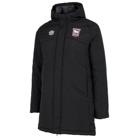 Chaquetas Umbro Ipswich Town 22/23 Acolchado Jacket Junior Negros | MX-98430