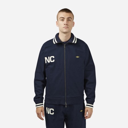 Chaquetas Umbro Nigel Cabourn Zip Through Tracktop Hombre Azul Marino | MX-72237