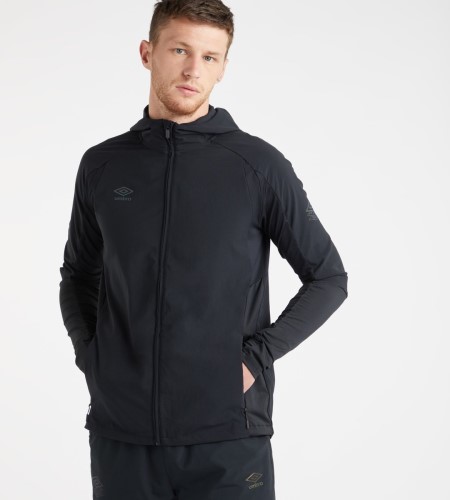 Chaquetas Umbro Pro Entrenamiento Elite Entrenamiento Híbrido Jacket Hombre Negros | MX-44172