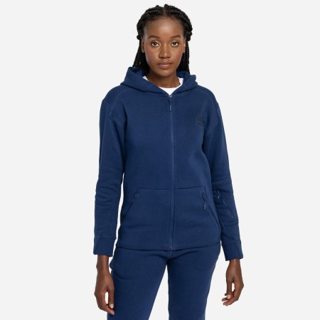 Chaquetas Umbro Pro Fleece Elite Encapuchado Jacket Mujer Azul Marino | MX-76885
