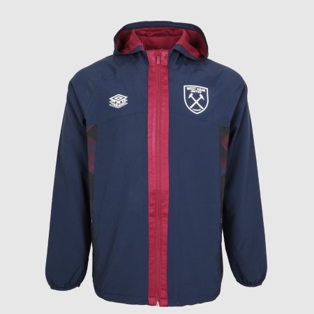 Chaquetas Umbro West Ham Utd 22/23 Shower Jacket Junior Azul Marino Oscuro Rojos | MX-09894