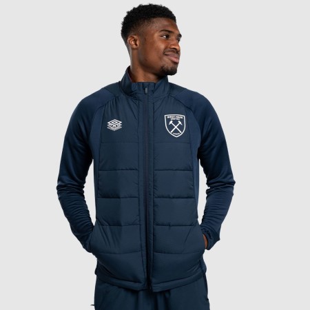 Chaquetas Umbro West Ham Utd 22/23 Thermal Jacket Azul Marino Oscuro Rojos | MX-84182