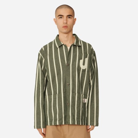 Chaquetas Umbro YMC A Rayas Refs Jacket Hombre Verdes Creme | MX-86908