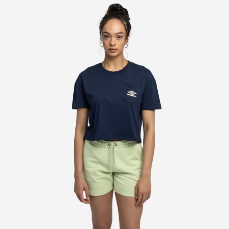Crop Tops Umbro Diamond Crop Tee Mujer Azules | MX-28567