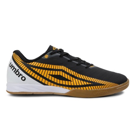 Tacos de Futbol Umbro Sala BRZ Liga Hombre Negros Blancos Amarillos | MX-20141