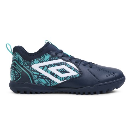 Tacos de Futbol Umbro Tocco 2 Club TF Hombre Azul Marino Blancos Turquesa | MX-59280