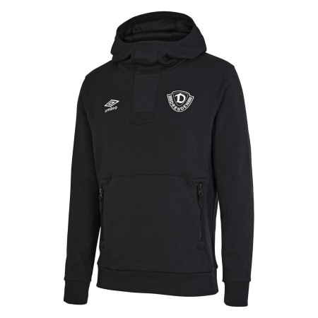 Football Sudaderas Con Capucha Umbro Dynamo Dresden 22/23 Travel Oh Hoody Negros | MX-29339